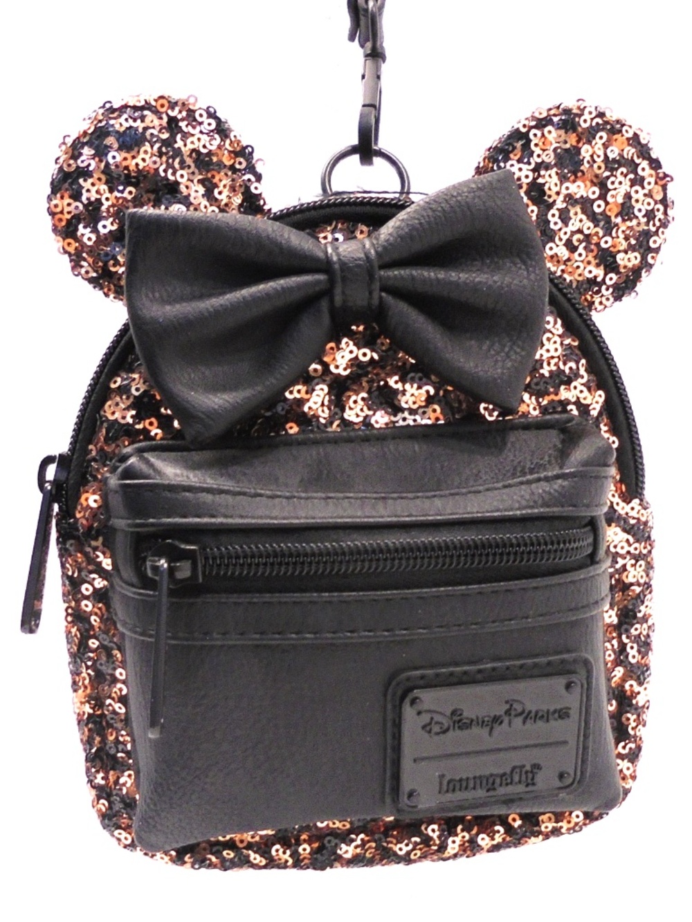 Loungefly - Disney Parks Minnie Mouse Belle of the Ball Bronze Sequin Wristlet